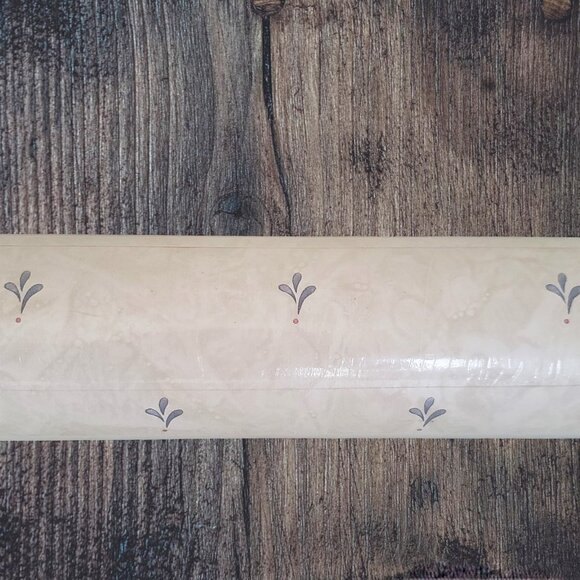 Vinyl Wallcovering / Wallpaper Floral Print Double Roll - Picture 2 of 9